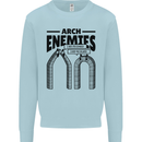 Arch Enemies Funny Architect Builder Mens Sweatshirt Jumper Light Blue
