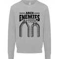 Arch Enemies Funny Architect Builder Mens Sweatshirt Jumper Sports Grey