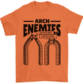 Arch Enemies Funny Architect Builder Mens T-Shirt 100% Cotton Orange