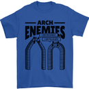 Arch Enemies Funny Architect Builder Mens T-Shirt 100% Cotton Royal Blue