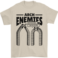 Arch Enemies Funny Architect Builder Mens T-Shirt 100% Cotton Sand