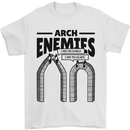 Arch Enemies Funny Architect Builder Mens T-Shirt 100% Cotton White