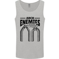 Arch Enemies Funny Architect Builder Mens Vest Tank Top Sports Grey