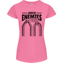 Arch Enemies Funny Architect Builder Womens Petite Cut T-Shirt Azalea