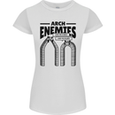Arch Enemies Funny Architect Builder Womens Petite Cut T-Shirt White