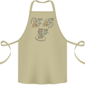 Archaeologist Glass Funny Archaeology Cotton Apron 100% Organic Khaki