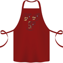 Archaeologist Glass Funny Archaeology Cotton Apron 100% Organic Maroon