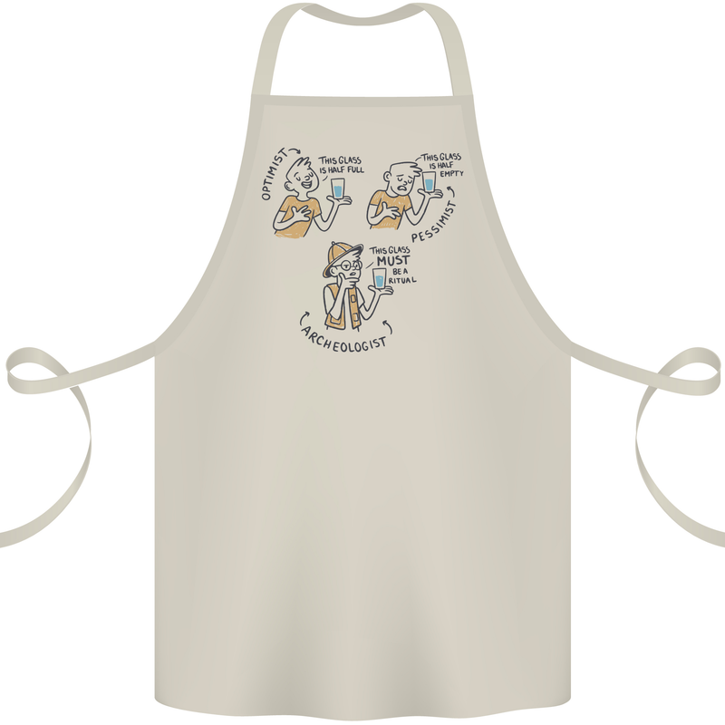 Archaeologist Glass Funny Archaeology Cotton Apron 100% Organic Natural