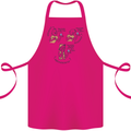 Archaeologist Glass Funny Archaeology Cotton Apron 100% Organic Pink