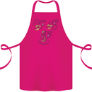 Archaeologist Glass Funny Archaeology Cotton Apron 100% Organic Pink