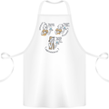 Archaeologist Glass Funny Archaeology Cotton Apron 100% Organic White