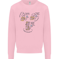 Archaeologist Glass Funny Archaeology Kids Sweatshirt Jumper Light Pink