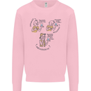 Archaeologist Glass Funny Archaeology Kids Sweatshirt Jumper Light Pink
