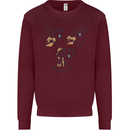 Archaeologist Glass Funny Archaeology Kids Sweatshirt Jumper Maroon