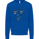 Archaeologist Glass Funny Archaeology Kids Sweatshirt Jumper Royal Blue