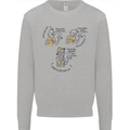 Archaeologist Glass Funny Archaeology Kids Sweatshirt Jumper Sports Grey