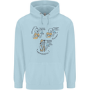 Archaeologist Glass Funny Archaeology Mens 80% Cotton Hoodie Light Blue