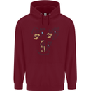 Archaeologist Glass Funny Archaeology Mens 80% Cotton Hoodie Maroon