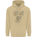 Archaeologist Glass Funny Archaeology Mens 80% Cotton Hoodie Sand