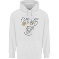 Archaeologist Glass Funny Archaeology Mens 80% Cotton Hoodie White