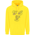 Archaeologist Glass Funny Archaeology Mens 80% Cotton Hoodie Yellow