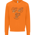 Archaeologist Glass Funny Archaeology Mens Sweatshirt Jumper Orange