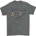 Archaeologist Glass Funny Archaeology Mens T-Shirt 100% Cotton Charcoal