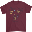 Archaeologist Glass Funny Archaeology Mens T-Shirt 100% Cotton Maroon