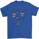 Archaeologist Glass Funny Archaeology Mens T-Shirt 100% Cotton Royal Blue