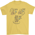 Archaeologist Glass Funny Archaeology Mens T-Shirt 100% Cotton Yellow