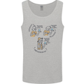 Archaeologist Glass Funny Archaeology Mens Vest Tank Top Sports Grey