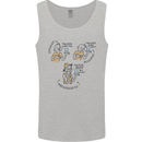 Archaeologist Glass Funny Archaeology Mens Vest Tank Top Sports Grey