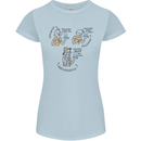 Archaeologist Glass Funny Archaeology Womens Petite Cut T-Shirt Light Blue