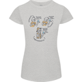 Archaeologist Glass Funny Archaeology Womens Petite Cut T-Shirt Sports Grey