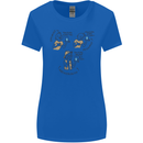 Archaeologist Glass Funny Archaeology Womens Wider Cut T-Shirt Royal Blue