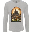 Arizona Monument Valley USA Mens Long Sleeve T-Shirt Sports Grey