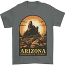 Arizona Monument Valley USA Mens T-Shirt 100% Cotton Charcoal