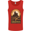 Arizona Monument Valley USA Mens Vest Tank Top Red