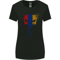 Arminia Skull Gym Training Bodybuilding Womens Wider Cut T-Shirt Black