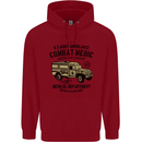 Army Ambulance Military Paramedic Medic Childrens Kids Hoodie Red