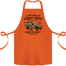 Army Ambulance Military Paramedic Medic Cotton Apron 100% Organic Orange