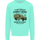 Army Ambulance Military Paramedic Medic Kids Sweatshirt Jumper Peppermint