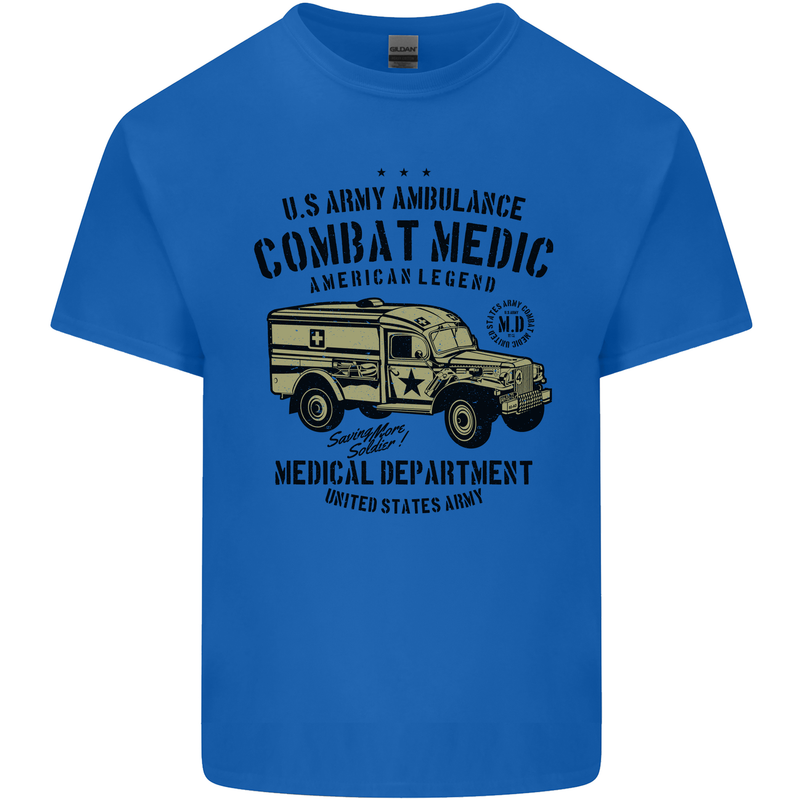 Army Ambulance Military Paramedic Medic Kids T-Shirt Childrens Royal Blue