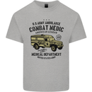 Army Ambulance Military Paramedic Medic Kids T-Shirt Childrens Sports Grey