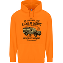 Army Ambulance Military Paramedic Medic Mens 80% Cotton Hoodie Orange