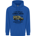 Army Ambulance Military Paramedic Medic Mens 80% Cotton Hoodie Royal Blue
