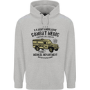 Army Ambulance Military Paramedic Medic Mens 80% Cotton Hoodie Sports Grey