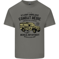 Army Ambulance Military Paramedic Medic Mens Cotton T-Shirt Tee Top Charcoal