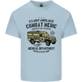 Army Ambulance Military Paramedic Medic Mens Cotton T-Shirt Tee Top Light Blue