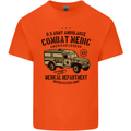 Army Ambulance Military Paramedic Medic Mens Cotton T-Shirt Tee Top Orange